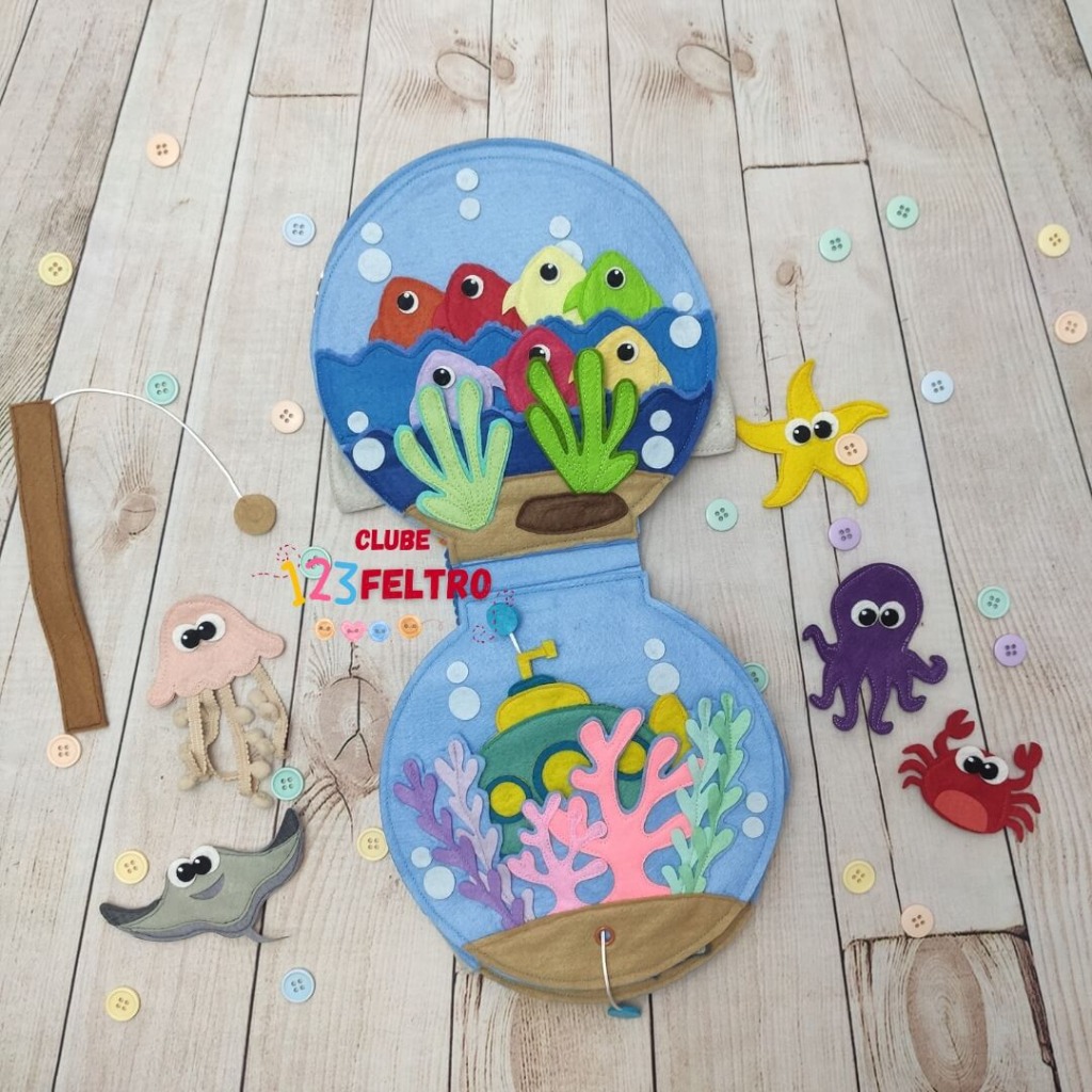 Quiet Book: Aquário da Pescaria